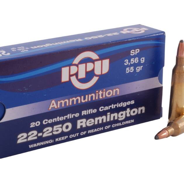 Prvi Partizan Ammunition 22-250 Remington 55 Grain Soft Point 500 rounds
