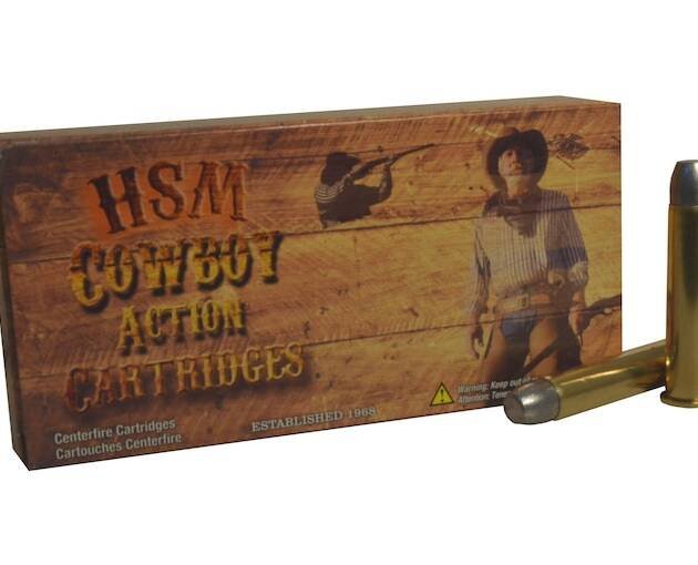 HSM Cowboy Action Ammunition 45-70 Government 405 Grain Hard Cast Flat Nose Triple Lube Groove 500 rounds