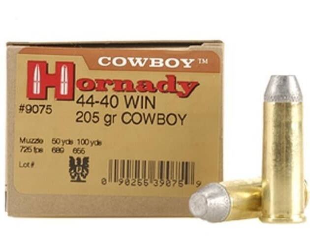 Hornady Frontier Ammunition 44-40 WCF 205 Grain Lead Flat Nose 500 rounds