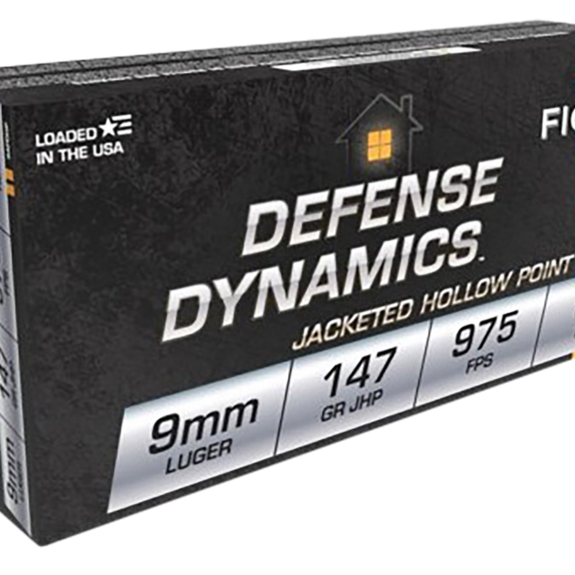 Fiocchi Shooting Dynamics Ammunition 9mm Luger 124 Grain Jacketed Hollow Point 1000 round