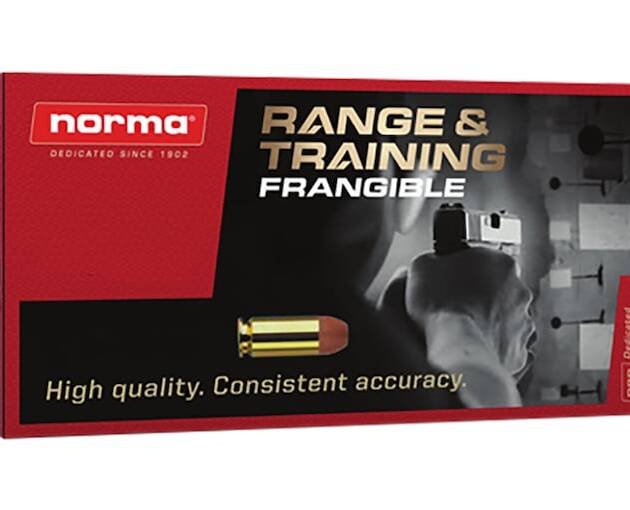 Norma Range & Training Frangible Ammunition 9mm Luger 65 Grain Frangible Round Nose 1000 round