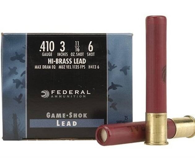 Federal Game-Shok Hi-Brass Ammunition 410 Bore 500 round