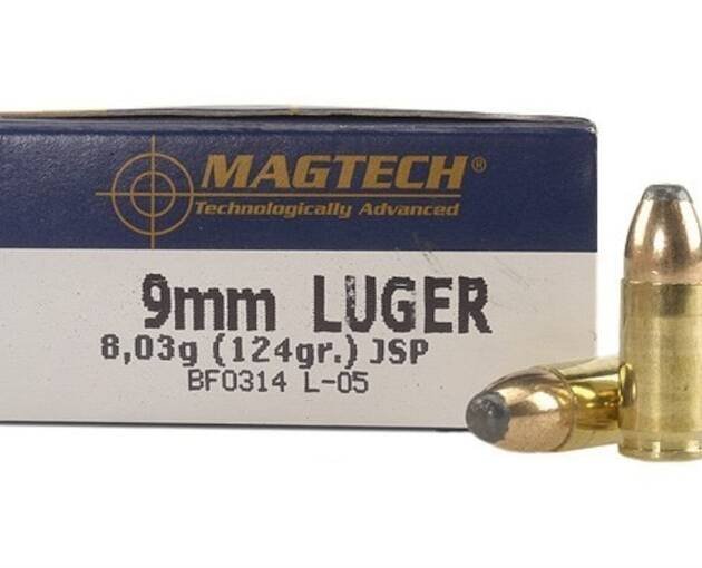 Magtech Ammunition 9mm Luger 124 Grain Jacketed Soft Point