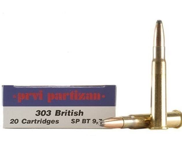 Prvi Partizan Ammunition 303 British 150 Grain Soft Point 500 rounds