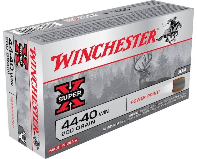 Winchester Super-X Ammunition 44-40 WCF 200 Grain Power-Point 500 rounds
