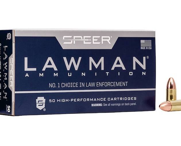 Speer Lawman Ammunition 9mm Luger 124 Grain Full Metal Jacket 1000 round