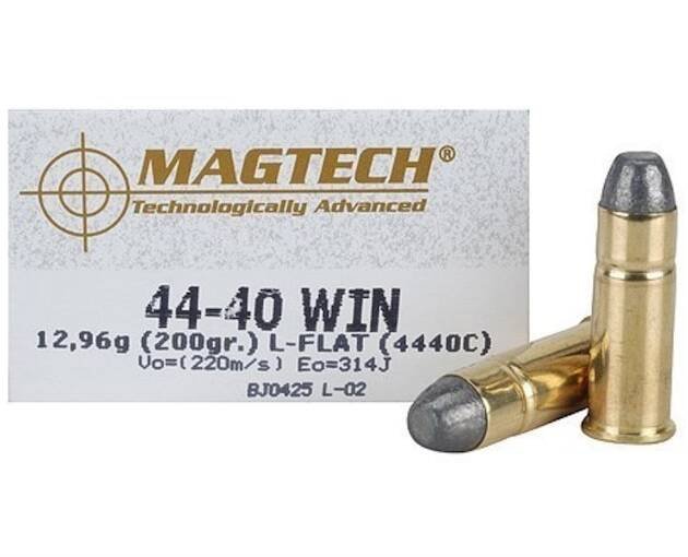 Magtech Cowboy Action Ammunition 44-40 WCF 200 Grain Lead Flat Nose 500 rounds