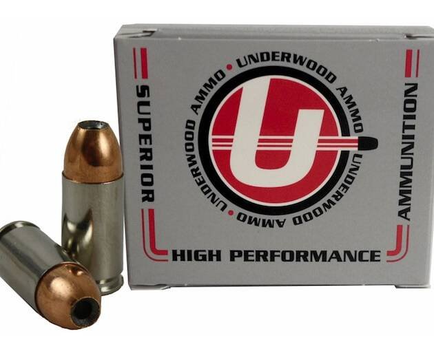 Underwood Ammunition 9mm Luger +P+ 124 Grain Jacketed Hollow Point 500 round