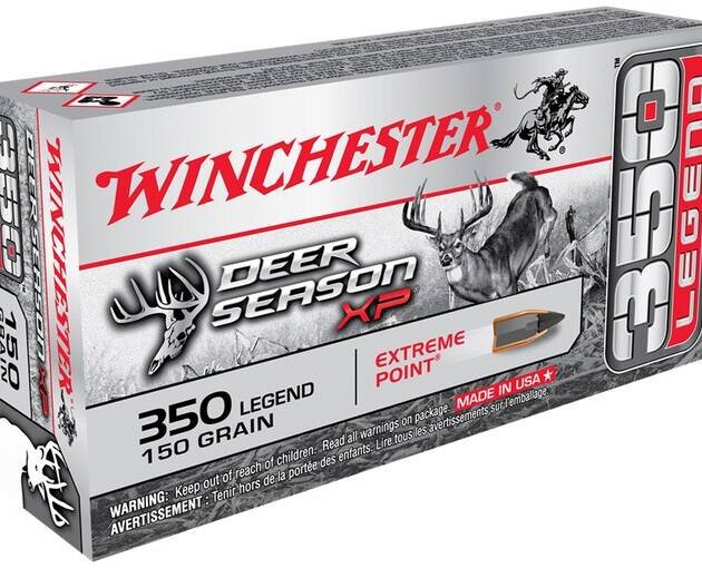 Winchester Deer Season XP Ammunition 350 Legend 150 Grain Extreme Point Polymer Tip 500 rounds