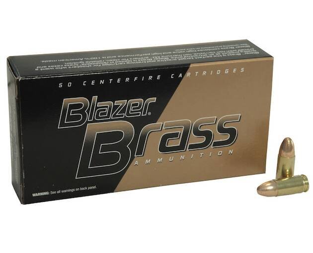 Blazer Brass Ammunition 9mm Luger 124 Grain Full Metal Jacket 1000 round