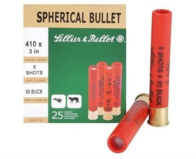 Sellier & Bellot Ammunition 410 Bore 3" 00 Buckshot 5 Pellets 500 rounds