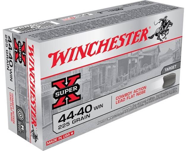 Winchester USA Cowboy Ammunition 44-40 WCF 225 Grain Lead Flat Nose 500 rounds