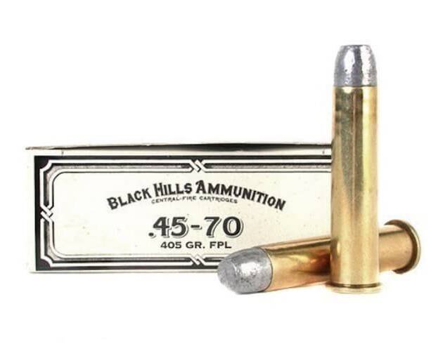 Black Hills Cowboy Action Ammunition 45-70 Government 405 Grain Lead Flat Nose 500 rounds