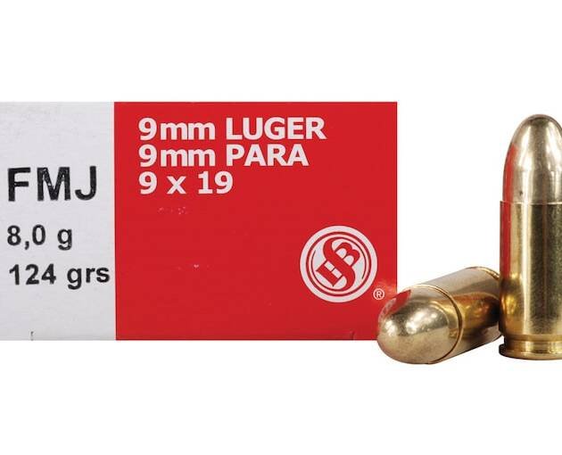 Sellier & Bellot Ammunition 9mm Luger 124 Grain Full Metal Jacket 1000 round
