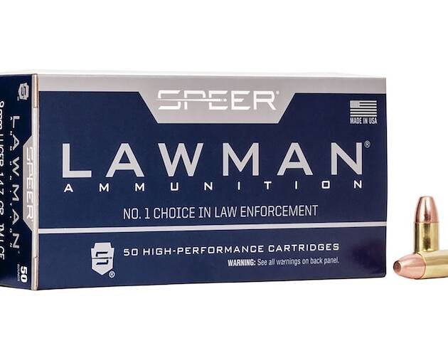 Speer Lawman CleanFire Ammunition 9mm Luger 147 Grain Full Metal Jacket