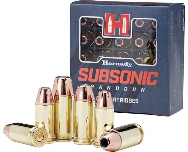 Hornady Subsonic Ammunition 9mm Luger 147 Grain XTP Jacketed Hollow Point 500 round