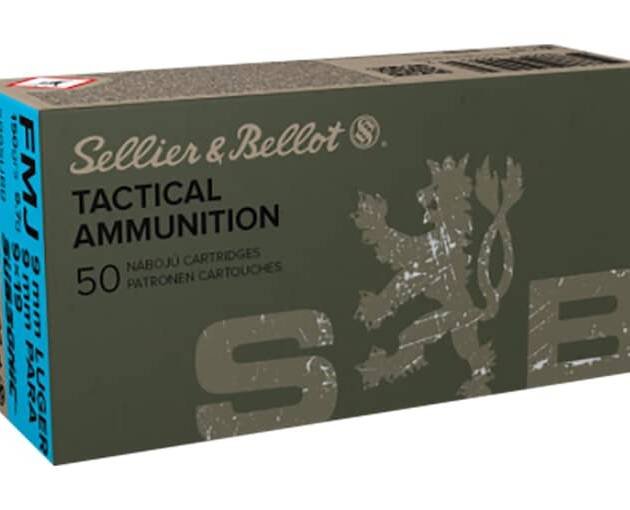 Sellier & Bellot Ammunition 9mm Luger 150 Grain Full Metal Jacket