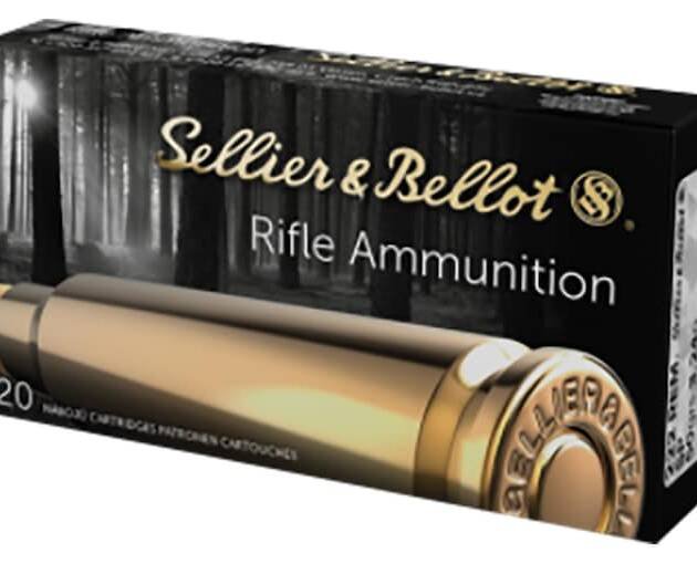 Sellier & Bellot Ammunition 222 Remington 50 Grain Jacketed Soft Point 500 rounds