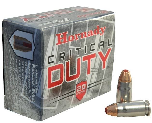 Hornady Critical Duty Ammunition 357 Sig 135 Grain FlexLock 500 rounds