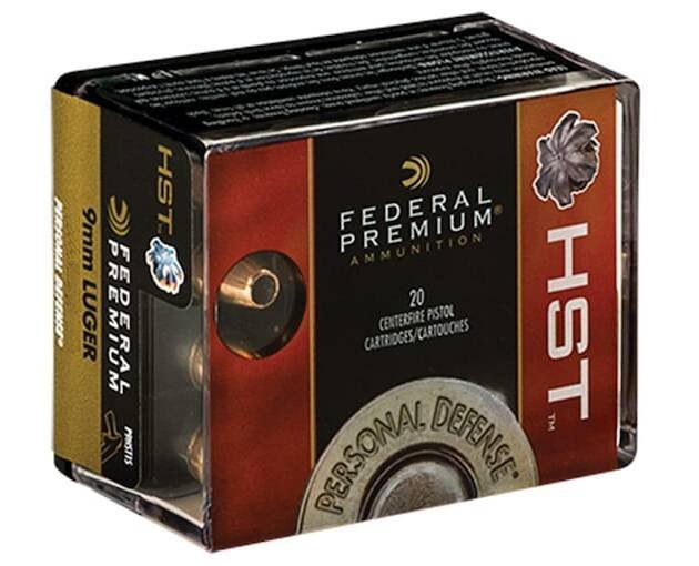 Federal Premium Personal Defense Ammunition 9mm Luger 147 Grain HST Jacketed Hollow Point 500 round