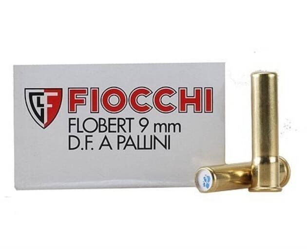 Fiocchi Specialty Ammunition 9mm Rimfire (Flobert) #8 Shot Shotshell  500 round