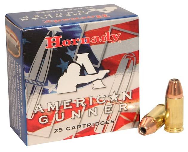 Hornady American Gunner Ammunition 9mm Luger 115 Grain XTP Jacketed Hollow Point 500 round