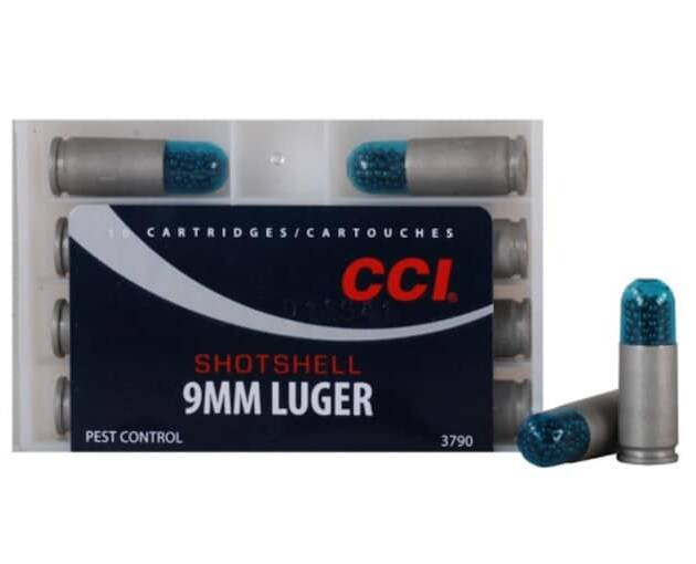 CCI Shotshell Ammunition 9mm Luger 53 Grains #12 Shot 500 round