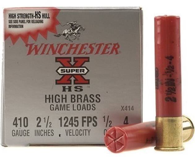 Winchester Super-X High Brass Ammunition 410 Bore 500 rounds