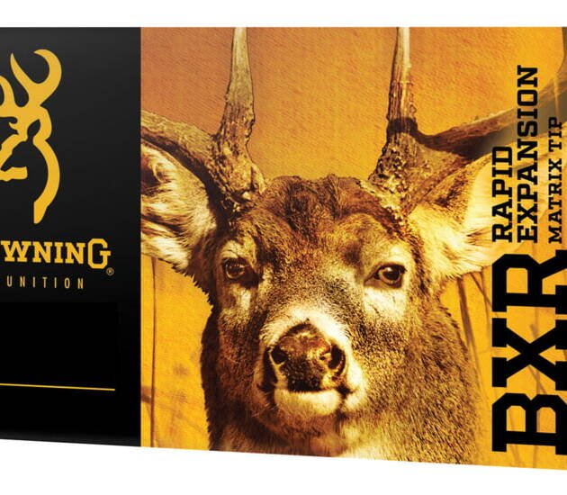 Browning BXR 6.5mm Creedmoor 144 Grain Rapid Expansion Matrix Tip Brass Cased Centerfire Rifle Ammunition 500 ROUNDS