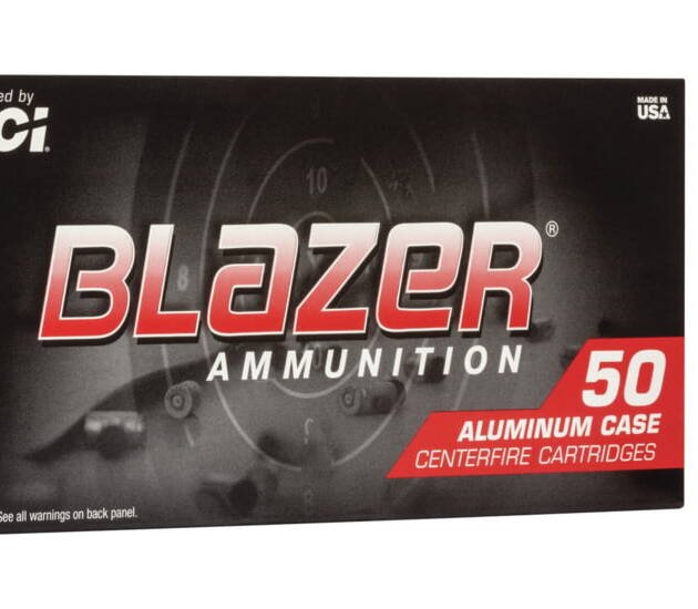 CCI Ammunition Blazer Aluminum 10mm Auto 200 grain Full Metal Jacket Centerfire Pistol Ammunition 500 RDS