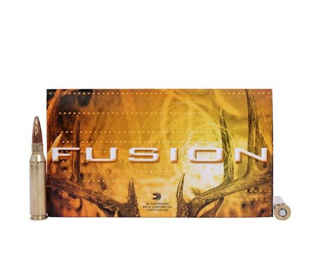 Federal Premium FUSION 7mm-08 Remington 140 grain Fusion Soft Point Brass Cased Centerfire Rifle Ammunition F708FS1 Caliber: 7mm-08 Remington, Number of Rounds: 500