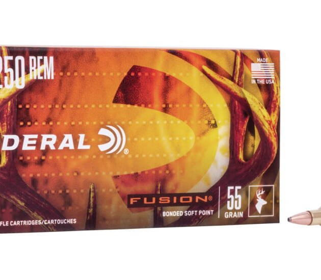 Fusion .22-250 Remington 55 grain Fusion Soft Point 500 rounds