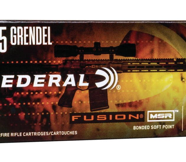Federal Premium Fusion 6.5mm Grendel 120 grain Fusion Soft Point Centerfire Rifle Ammunition F65GDLMSR1 Caliber 500 RDS