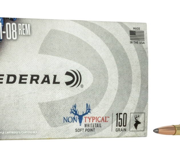 Federal Premium Non-Typical 7mm-08 Remington 150 grain Non-Typical Soft Point Centerfire Rifle Ammunition 708DT1 Caliber: 7mm-08 Remington, Number of Rounds: 500