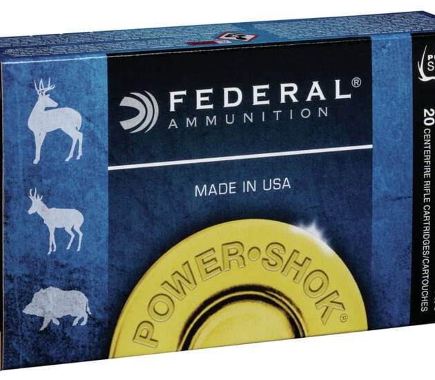 Federal Premium Power-Shok .270 Winchester 150 grain Jacketed Soft Point Centerfire Rifle Ammunition 270B Caliber: .270 Winchester, Number of Rounds: 500