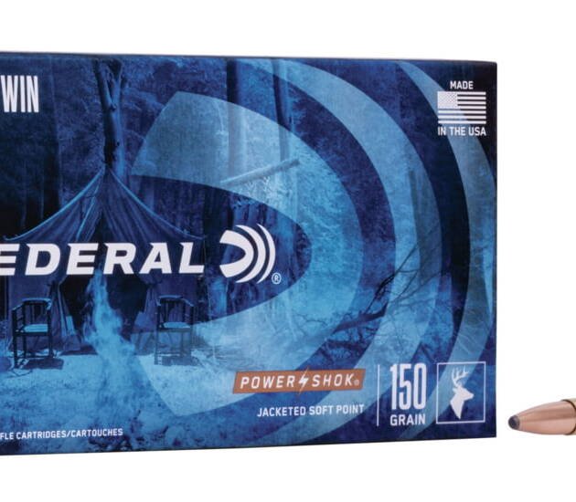 Federal Premium Power-Shok .308 Winchester 150 grain Jacketed Soft Point Centerfire Rifle Ammunition