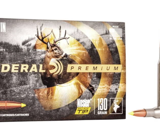 Federal Premium VITAL-SHOK .270 Winchester 130 grain Nosler Ballistic Tip Centerfire Rifle Ammunition P270F Caliber: .270 Winchester, Number of Rounds: 500