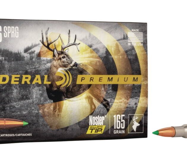 Federal Premium VITAL-SHOK .30-06 Springfield 165 grain Nosler Ballistic Tip Centerfire Rifle Ammunition P3006Q Caliber: .30-06 Springfield, Number of Rounds: 500