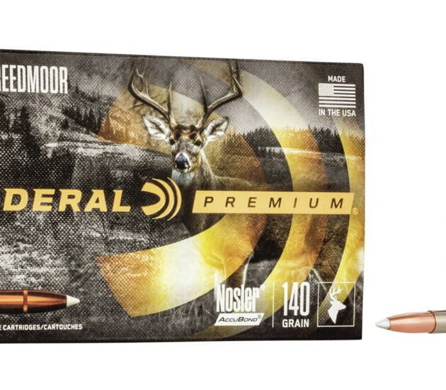Federal Premium VITAL-SHOK 6.5 Creedmoor 140 grain Nosler AccuBond Centerfire Rifle Ammunition 500