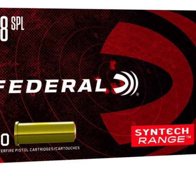 Federal Premium Centerfire Handgun Ammunition .38 Special 148 grain Synthetic Jacket Wadcutter Centerfire Pistol Ammunition 500 ROUNDS