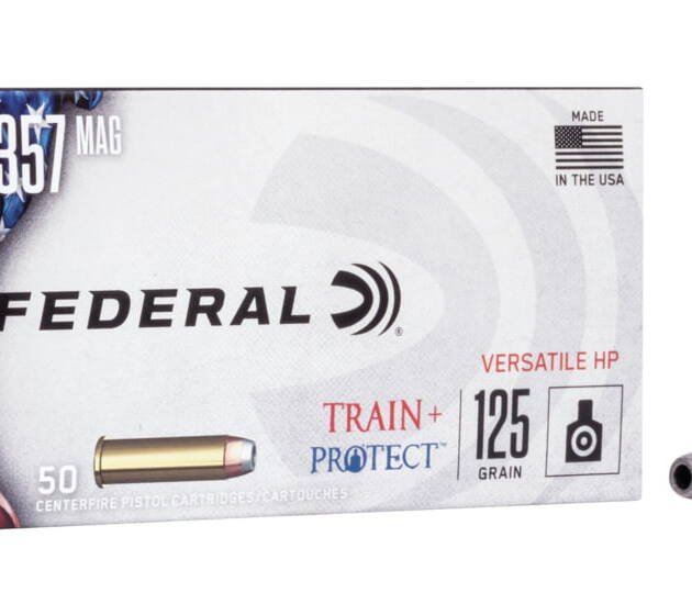Federal Premium Centerfire Handgun Ammunition .357 Magnum 125 grain Versatile Hollow Point Centerfire Pistol Ammunition TP357VHP1 Caliber: .357 Magnum, Number of Rounds: 500