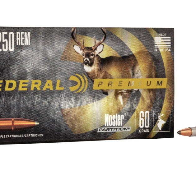 Federal Premium VITAL-SHOK .22-250 Remington 60 grain Nosler Partition 500 rounds