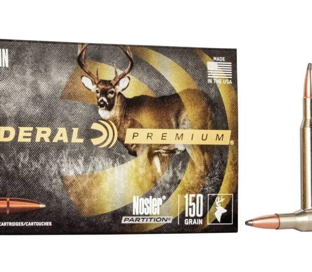 Federal Premium VITAL-SHOK .270 Winchester 150 grain Nosler Partition Centerfire Rifle Ammunition P270E Caliber: .270 Winchester, Number of Rounds: 500