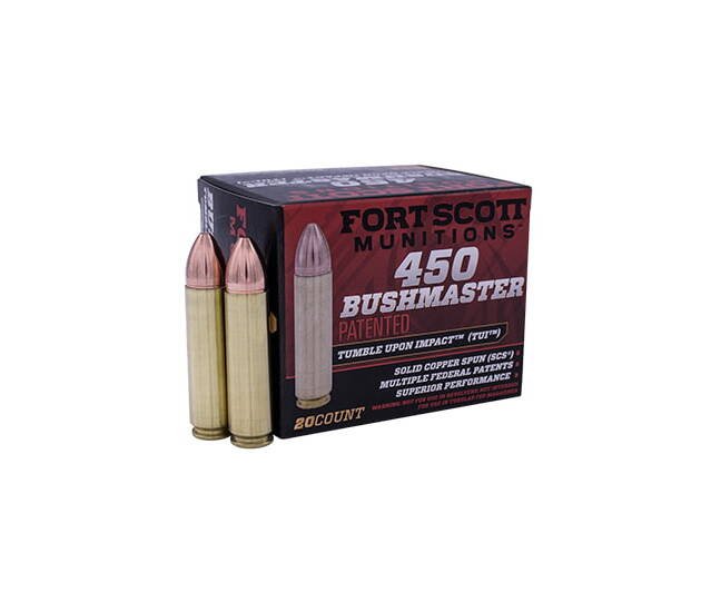 Fort Scott Munitions 450 BUSHMASTER 250 Grain  500 rounds