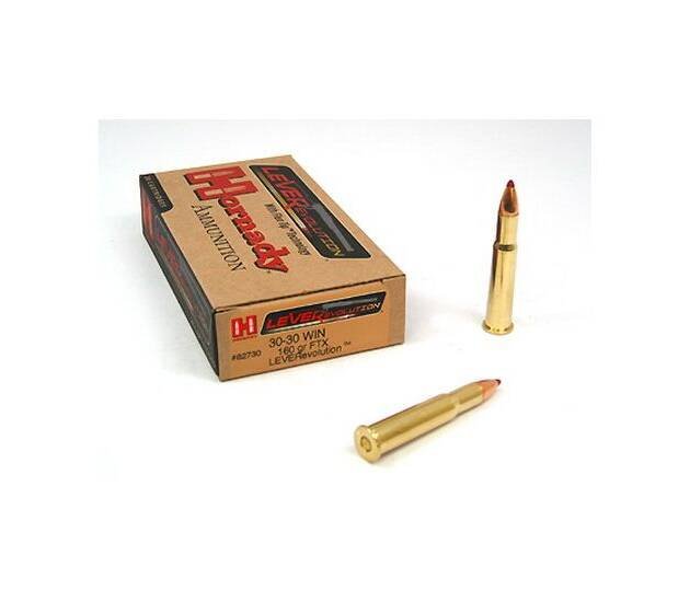 Hornady LEVERevolution .30-30 Winchester 160 Grain Flex Tip eXpanding Centerfire Rifle Ammunition 500 RDS