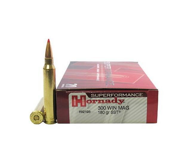Hornady Superformance .300 Winchester Magnum 180 Grain Super Shock Tip Centerfire Rifle Ammunition 500 ROUNDS
