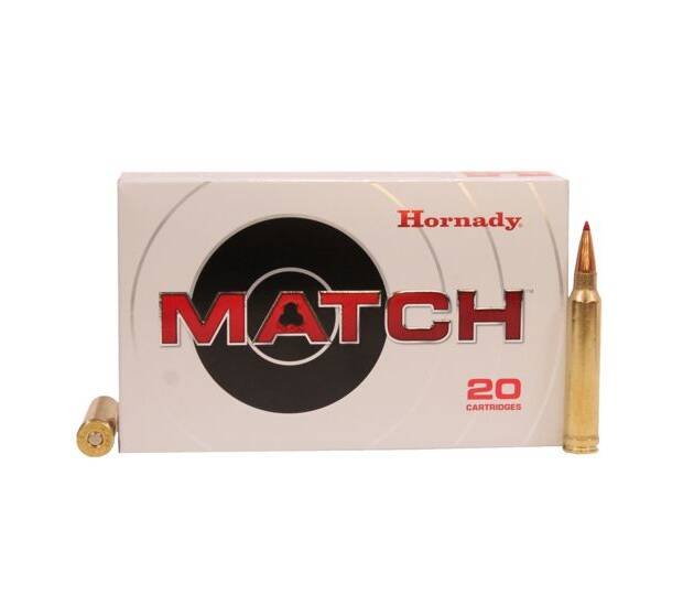 Hornady Match .300 Winchester Magnum 195 Grain Extremely Low Drag Match Centerfire Rifle Ammunition 500