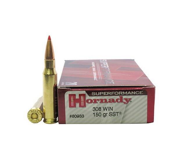 Hornady Superformance .308 Winchester 150 Grain Super Shock Tip Centerfire Rifle Ammunition 80933 Caliber 500 RDS