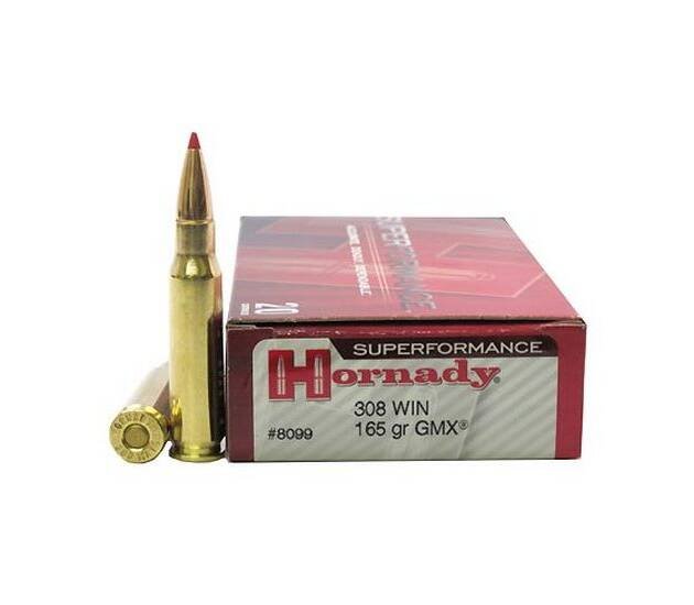 Hornady Superformance .308 Winchester 165 Grain Gilding Metal eXpanding Centerfire Rifle Ammunition 8099 Caliber: .308 Winchester, Number of Rounds: 500