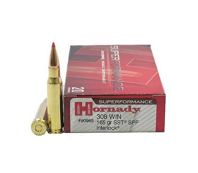 Hornady Superformance .308 Winchester 165 Grain Super Shock Tip Centerfire Rifle Ammunition 80983 Caliber: .308 Winchester, Number of Rounds: 500
